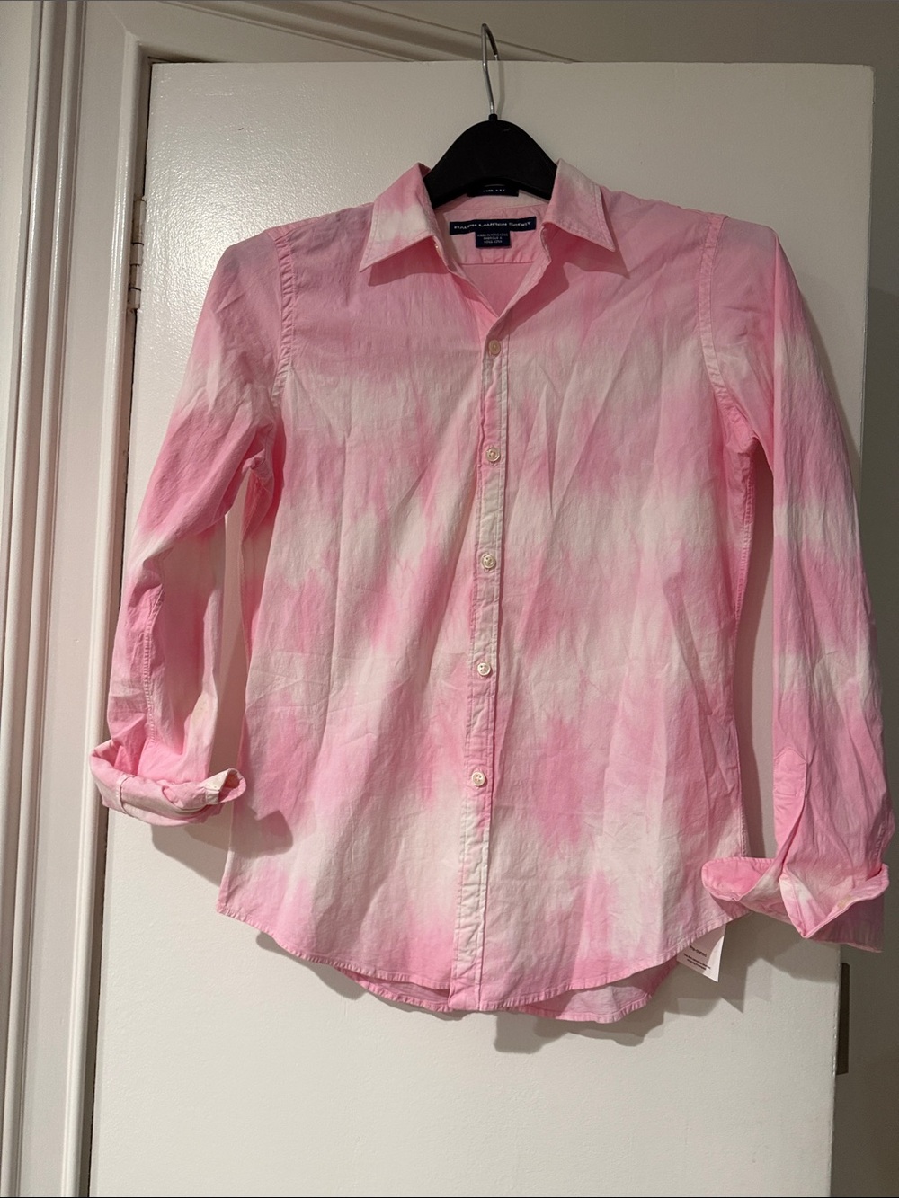 Ralph Lauren Sport  Pink Tie Dye Slim fit shirt  4